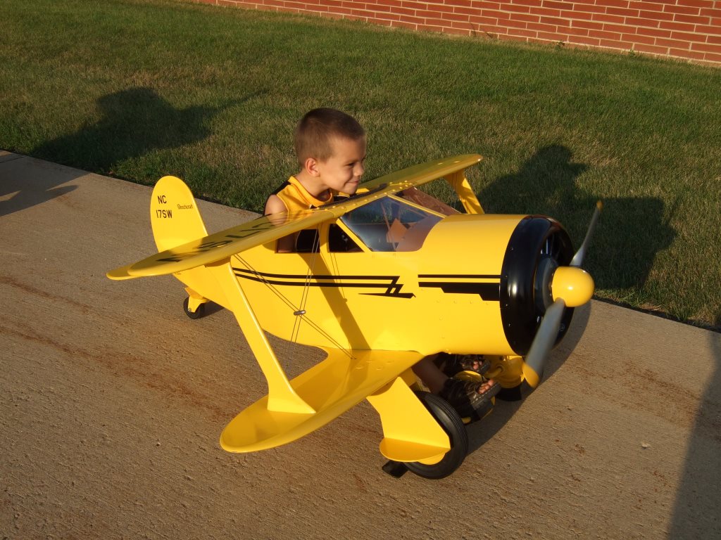 Kids store pedal plane